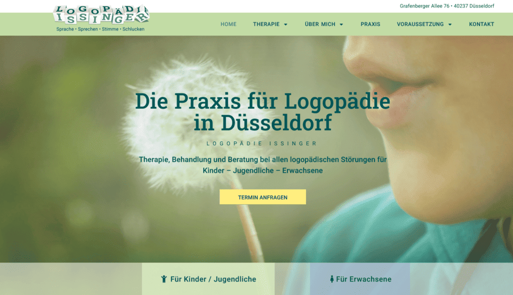Webdesign Logopädie